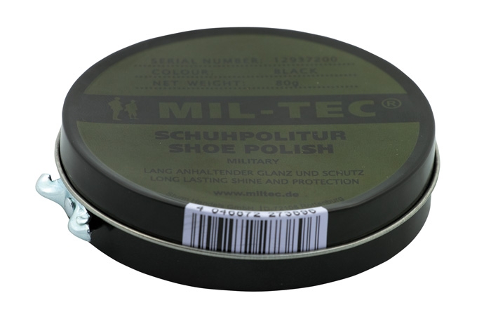 Mil-Tec Lederpflege Schwarz 80g